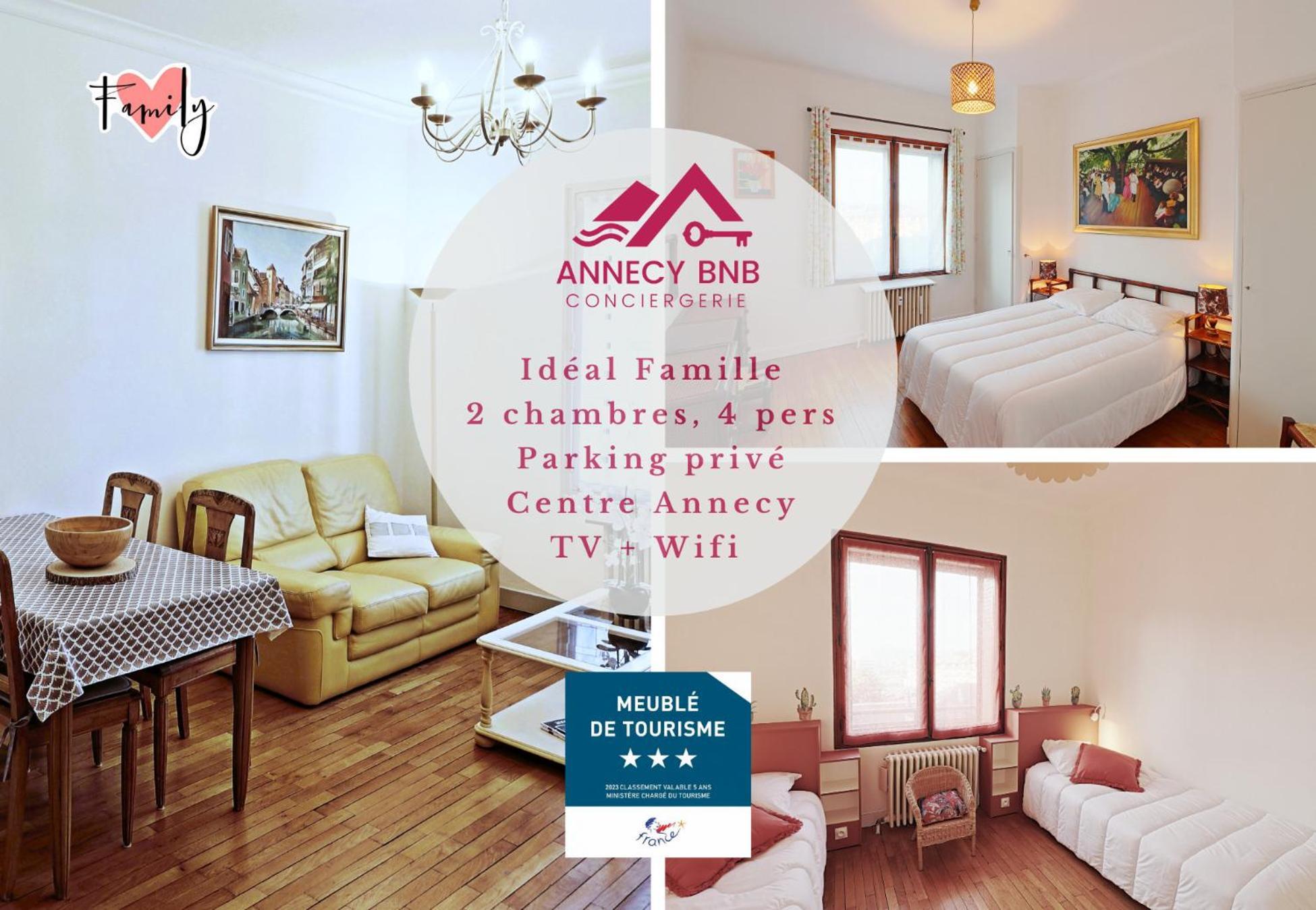 Le Family Lodge 2 Chambres 4 Personnes Classe 3 Etoiles Annecy Exterior foto